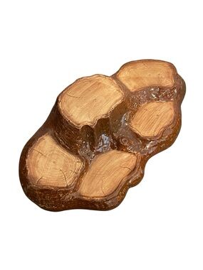 Beswick Royal Doulton Wood Look Tree Stumps Ceramic Figurine Base Brown Glossy